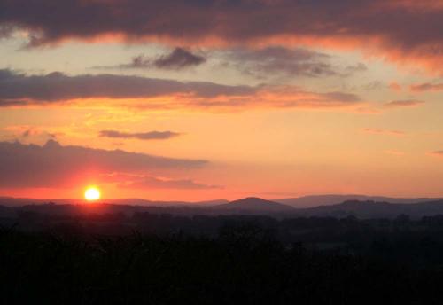Mid Wales sunset