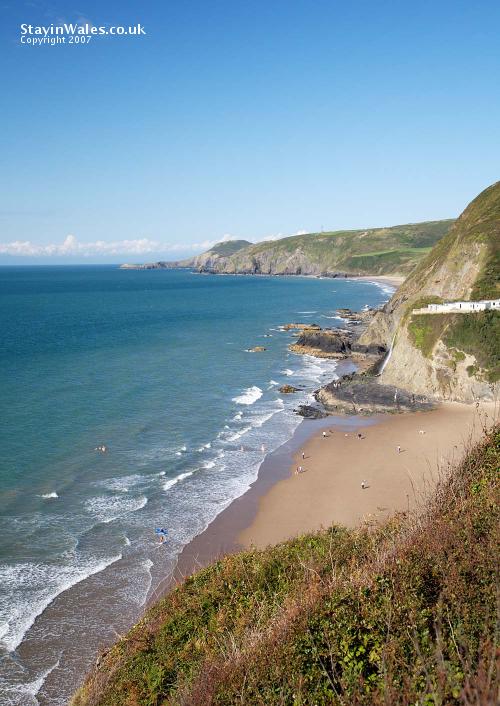 Ceredigion coast at Tresaith