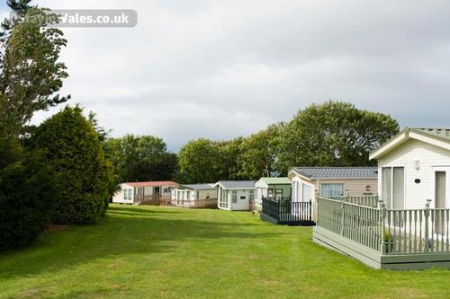 And another caravan row on the green at Ocean Heights, Vale Holiday Parks
