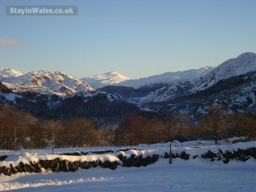 The view from the front at Christmas