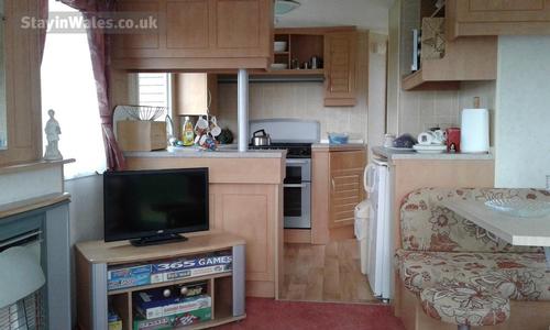 Open plan living and kitchen