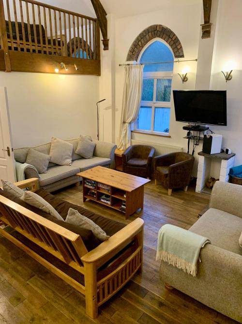 Spacious Area for Lounging and Watching TV