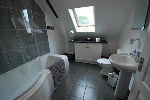 Bath with Shower and Loo