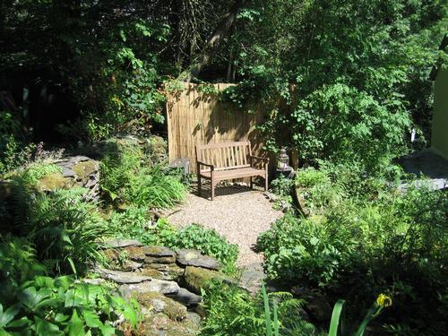 garden seating area