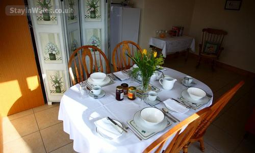 the breakfast table