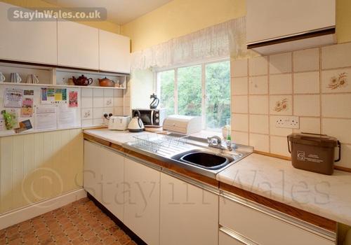 kitchen with river view
