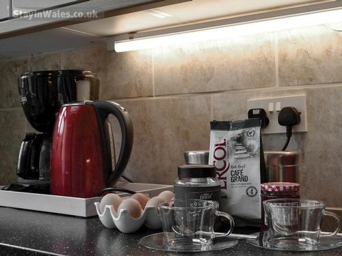 with tea, coffee, homemade jam