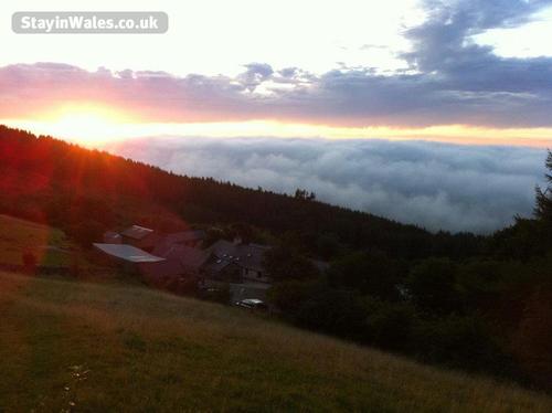 view over the valley