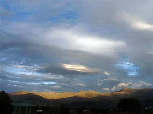view of welsh mountains