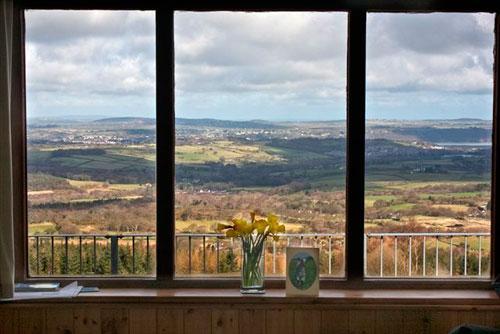 view from living room