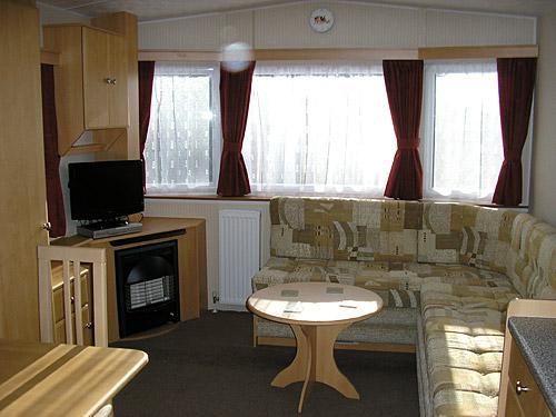 Caravan living area