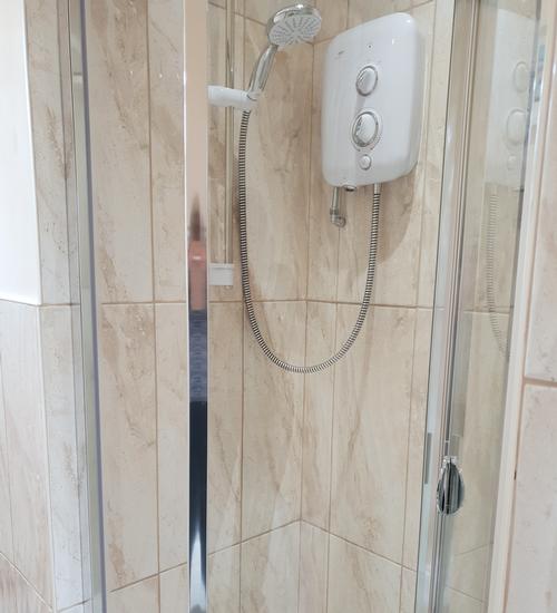 Electric pumped shower