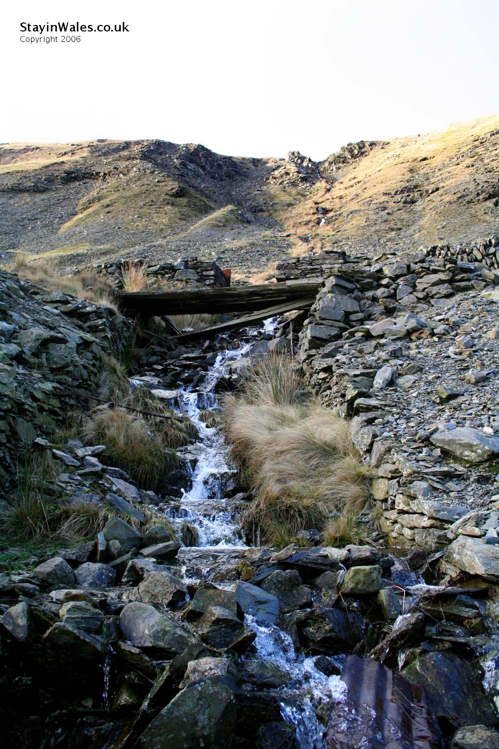 Mountain stream at Cwmystwyth