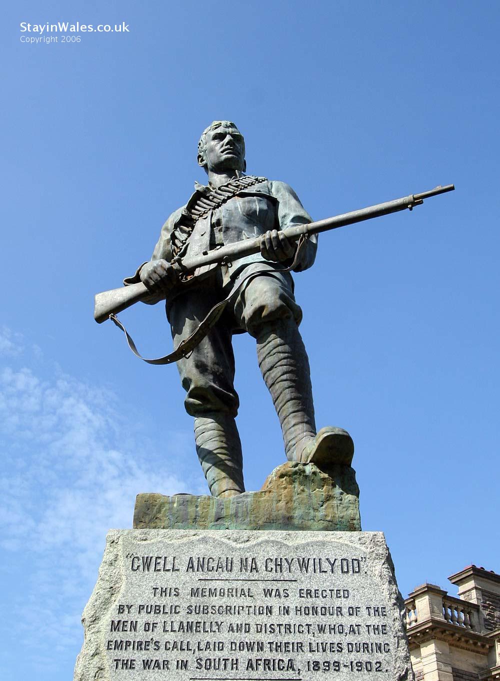 Boer War memorial Llanelli