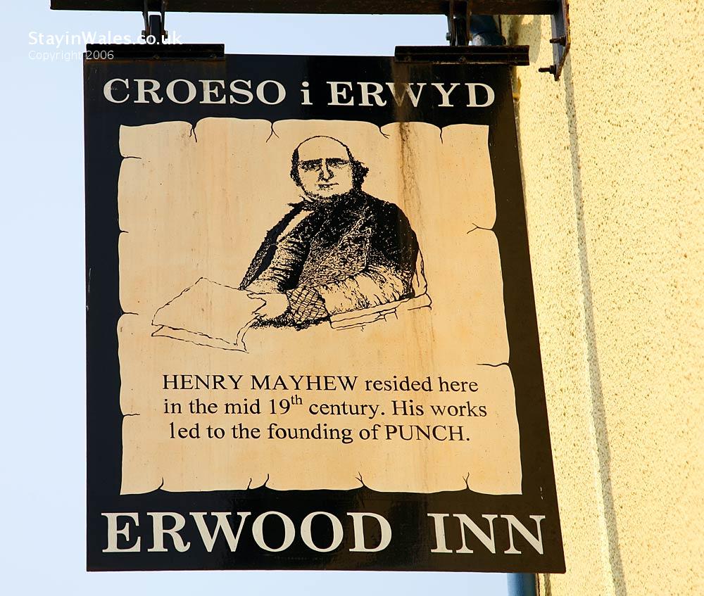 Henry Mayhew sign at Erwood