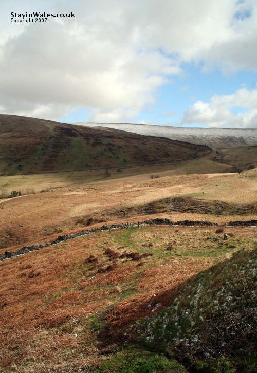 Snow on the Brecon Beacons