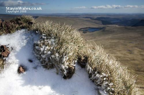 Snow on Corn Du, Brecon Beacons