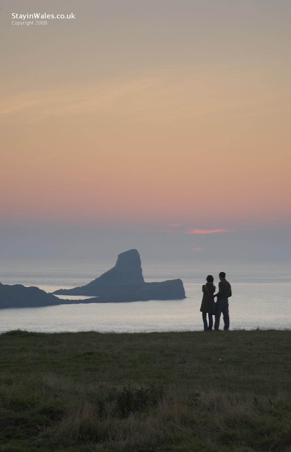 Sunset at Worm's Head