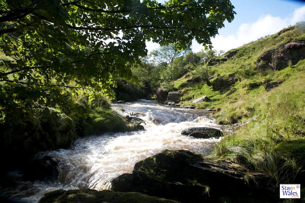 The River Irfon near Abergwesyn is ever-changing