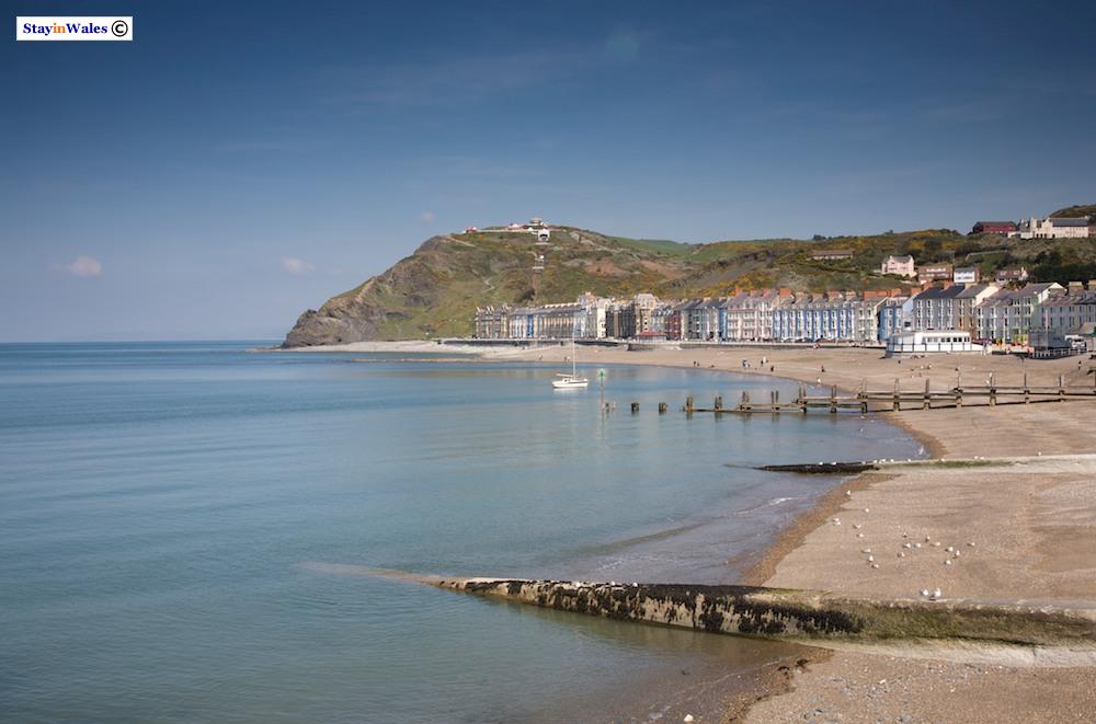 Aberystwyth beach and promenade