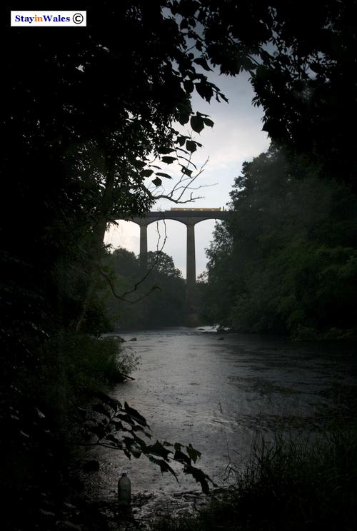 Pontcysyllte Aqueduct in a Storm