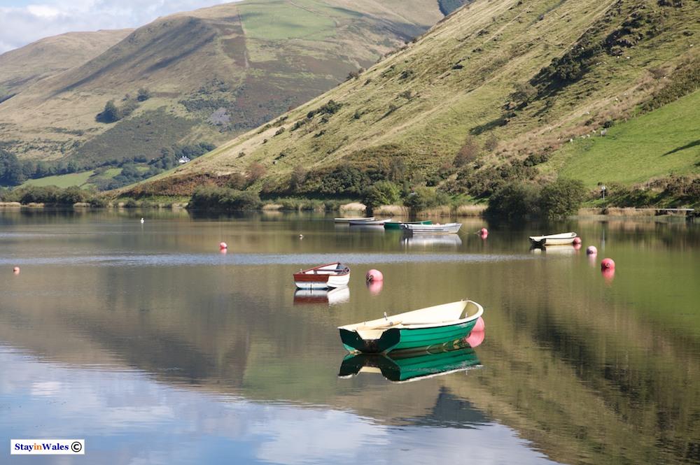 Fishing boats on Tal-y-Llyn Lake