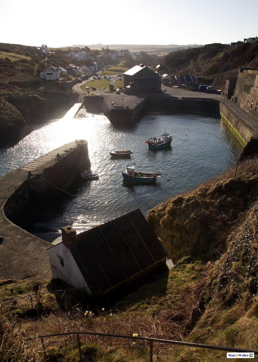 Porthgain harbour and village