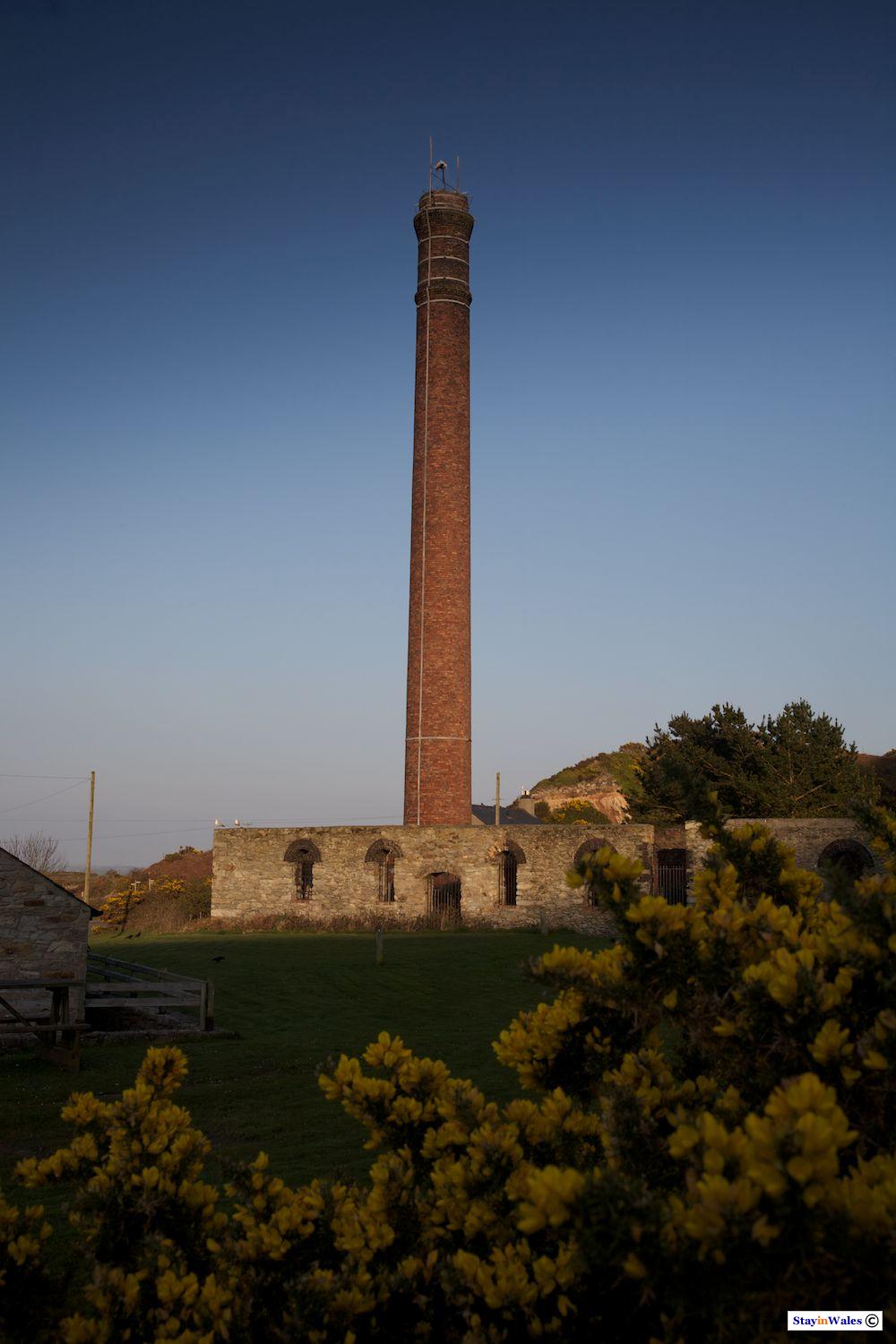 Brick shed and chimney, Holyhead
