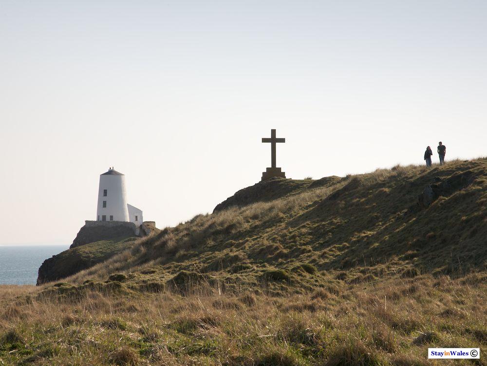Llanddwyn Island Lighthouse and Cross