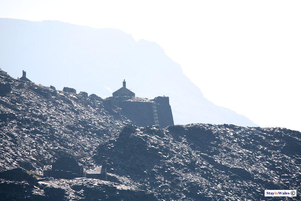Old slate quarry relics at Dinorwic