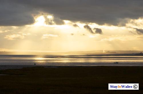 Severn Estuary sunset, Newport