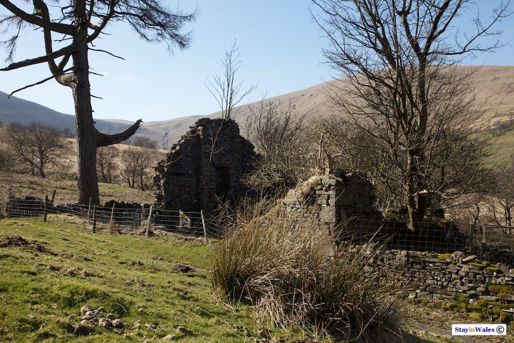 Abandoned farmstead Brecon Beacons
