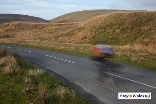 Elan Valley cyclist