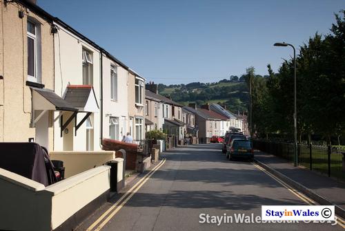 Station Road in Risca