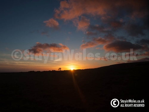 Preselis sunset from Carn Menyn