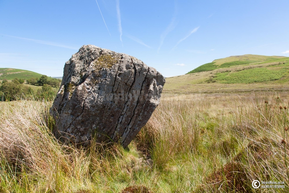 Standing stone castle bank