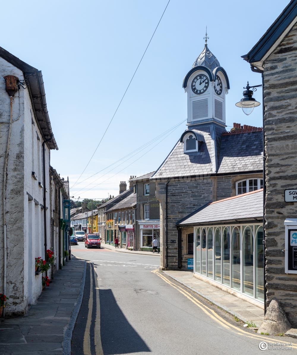 Market Square in Newcastle Emlyn